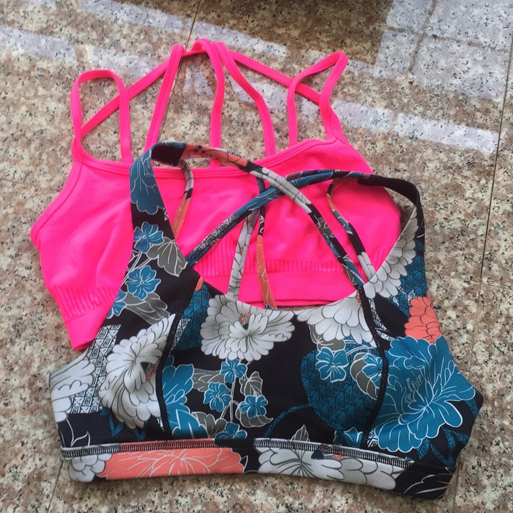 Sweaty Betty Fabletics work out bras
